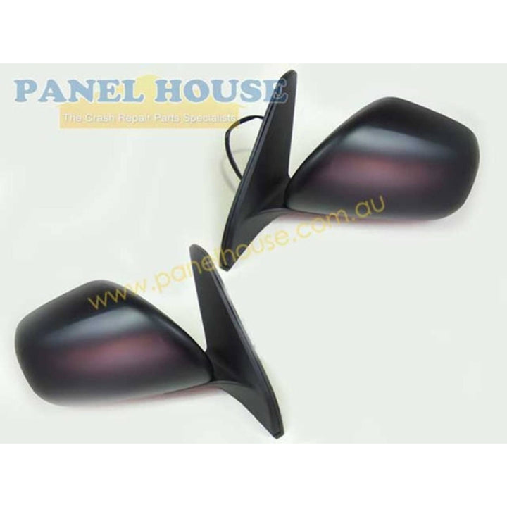 Door Mirrors PAIR Black Electric Fits Toyota Landcruiser Prado 120 Series 2002 - 2009