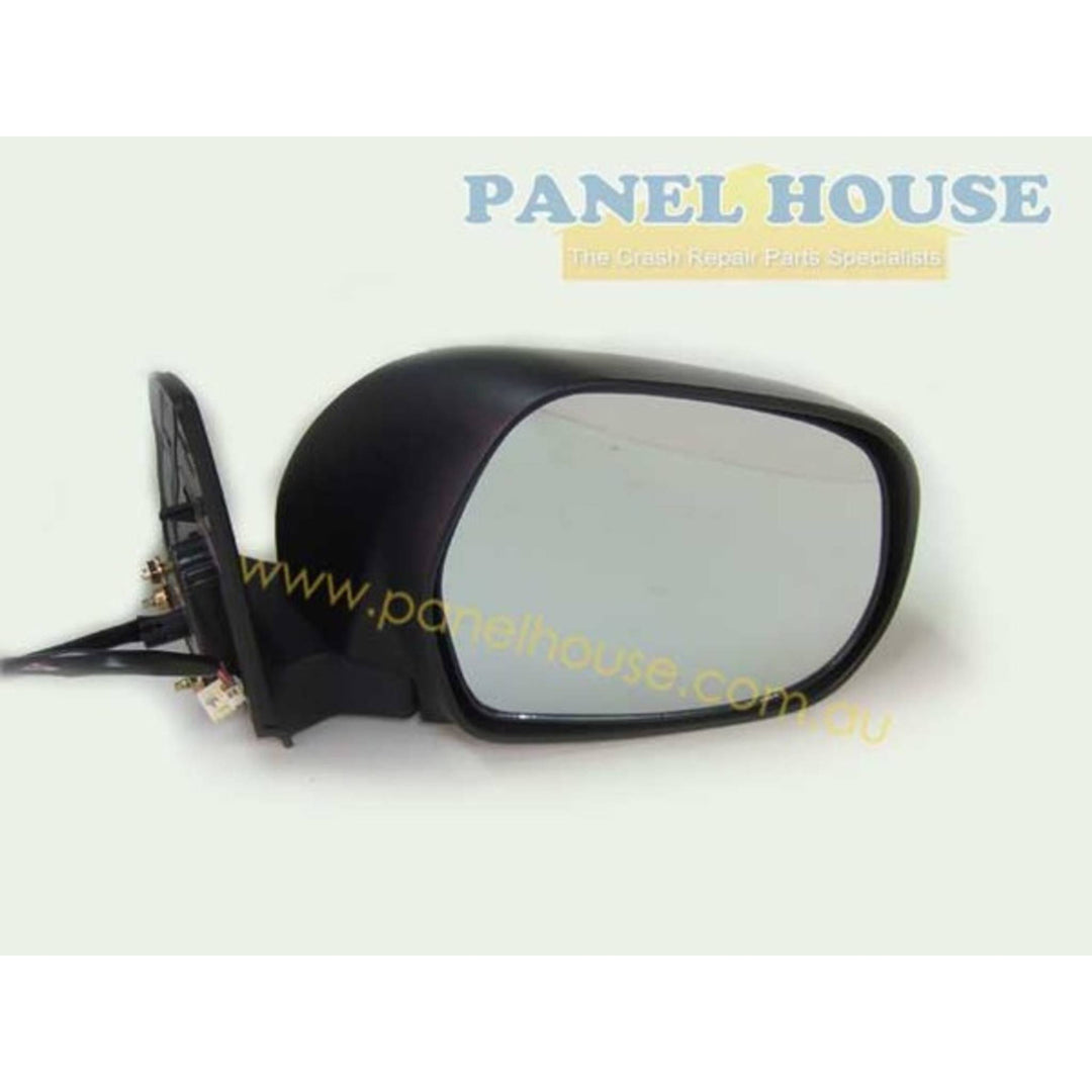 Door Mirrors PAIR Black Electric Fits Toyota Landcruiser Prado 120 Series 2002 - 2009