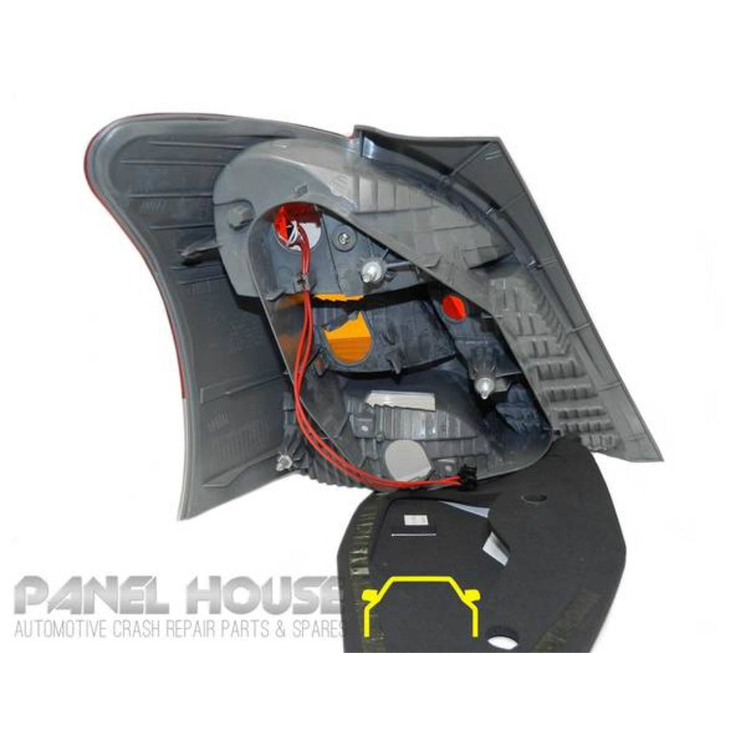 Tailights PAIR NEW ADR Approved LED Type Fits Toyota Yaris HATCH 08-11