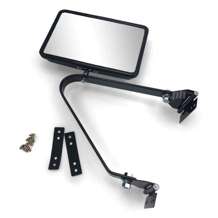 Universal Long Arm Trayback Door Mirrors PAIR