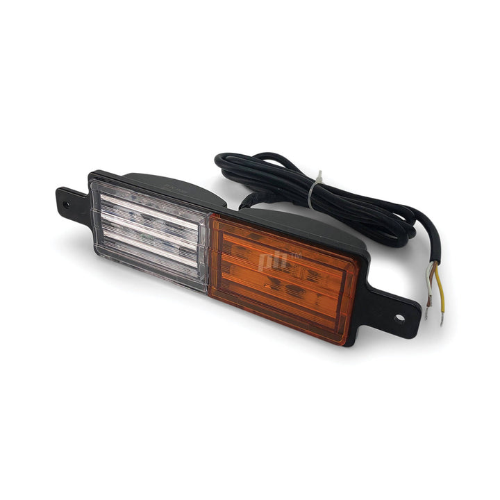Universal LED Flush Mount Style Bull Bar Indicator Blinker Park Lights PAIR L=R