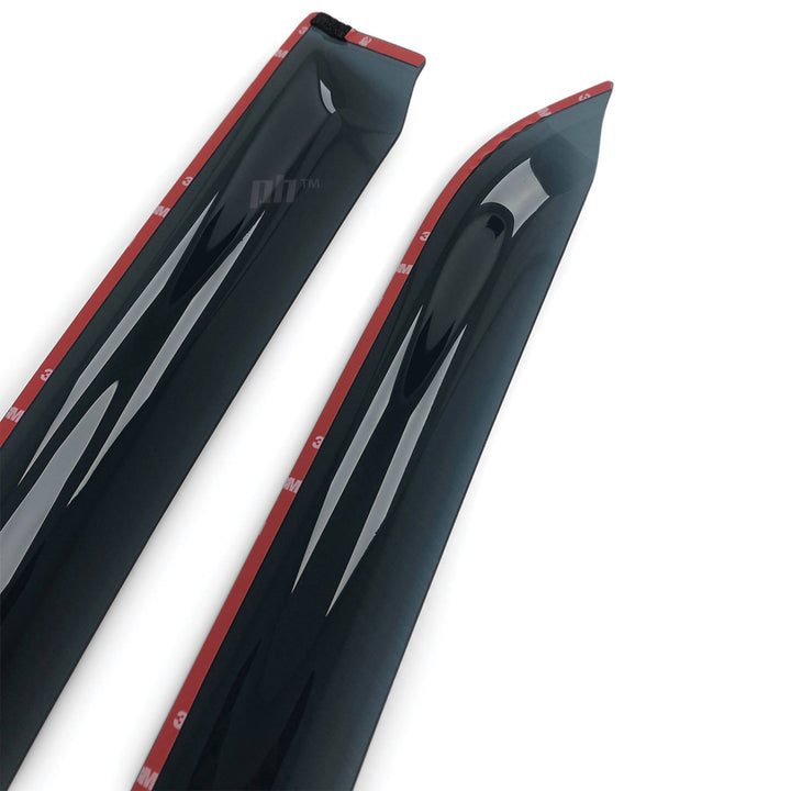 Weather Shield Window Visors SET 4 Piece Fits Volkswagen Golf 6 2008 - 2013