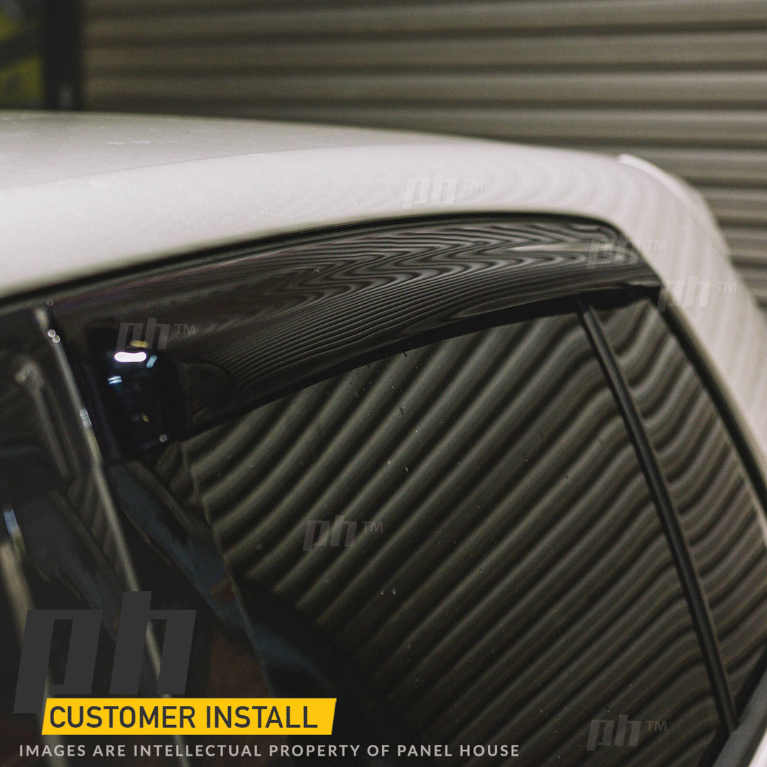 Weather Shield Window Visors SET 4 Piece Fits Volkswagen Golf 6 2008 - 2013