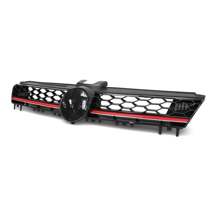 Grill Gloss Black GTi Style fits Volkswagen VW Golf MK 7 Hatch 2013 - 2017