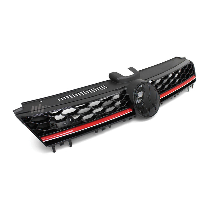 Grill Gloss Black GTi Style fits Volkswagen VW Golf MK 7 Hatch 2013 - 2017