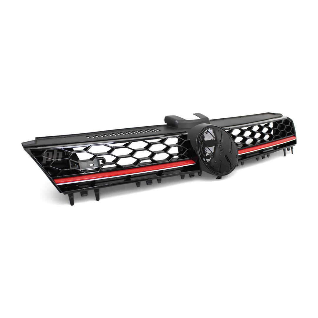 Grill Gloss Black GTi Style fits Volkswagen VW Golf MK 7 Hatch 2013 - 2017