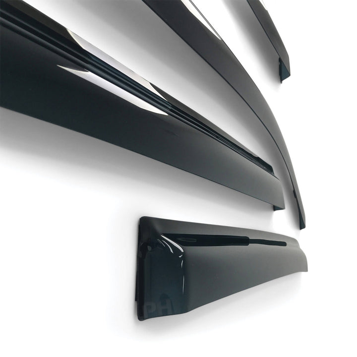 Weather Shield Window Visors SET 4 Piece Fits Volkswagen Amarok 2011 - 2020