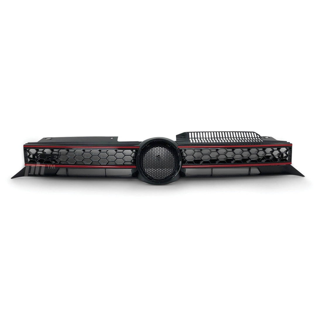 Gloss Black Grill GTI Style fits Volkswagen Golf 6 GTi 2009 - 2013