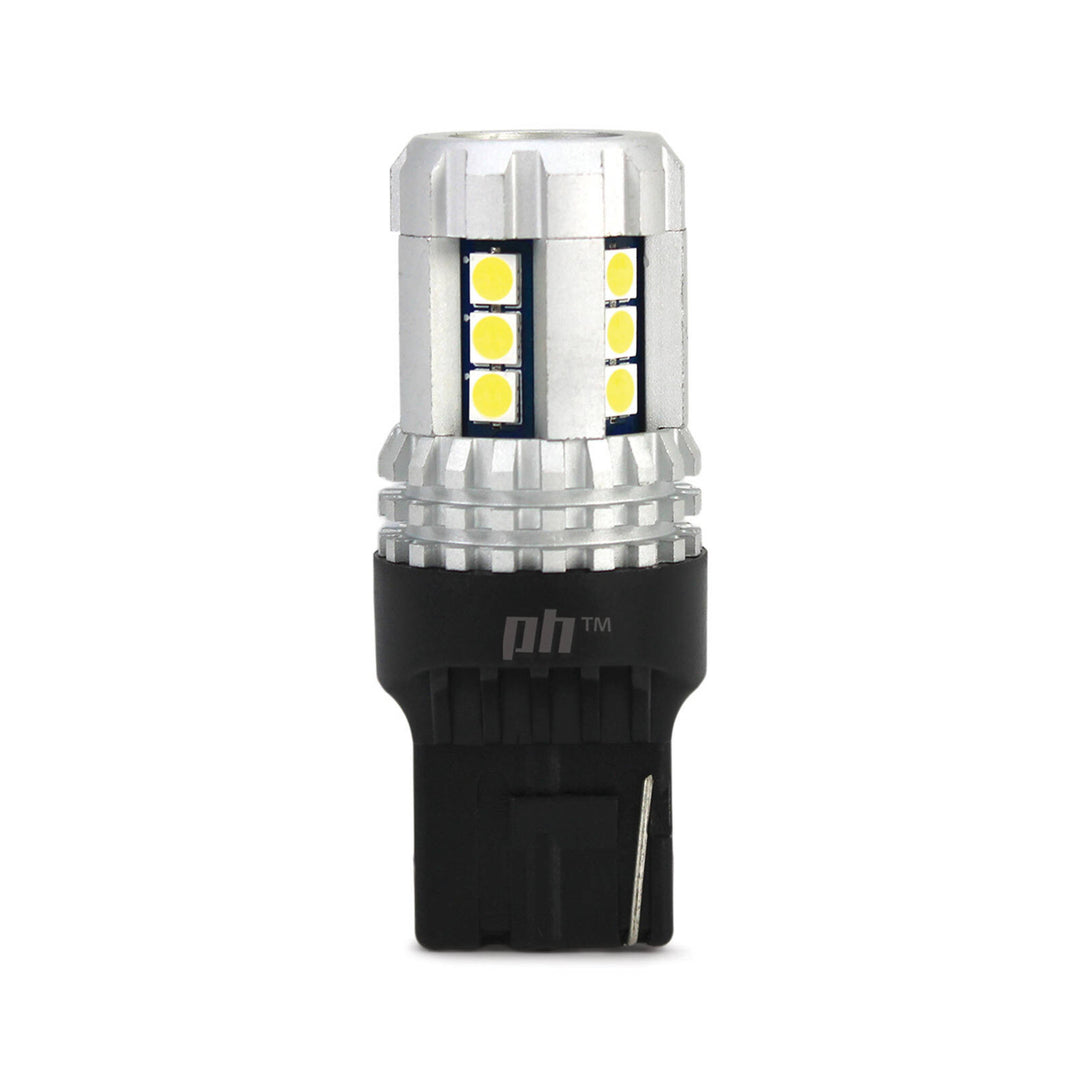 T20 Wedge Style LED Bulbs White 6500K 500LM PAIR Park / Reverse