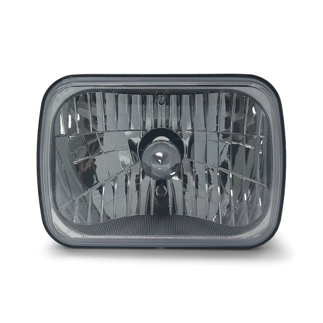 Headlights PAIR 7x5 Inch with Park Light & H4 Super Bright Bulbs ADR Approved