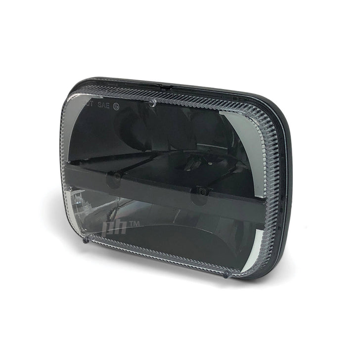 Universal Black Headlights LED PAIR 7x5 Inch Rectangle