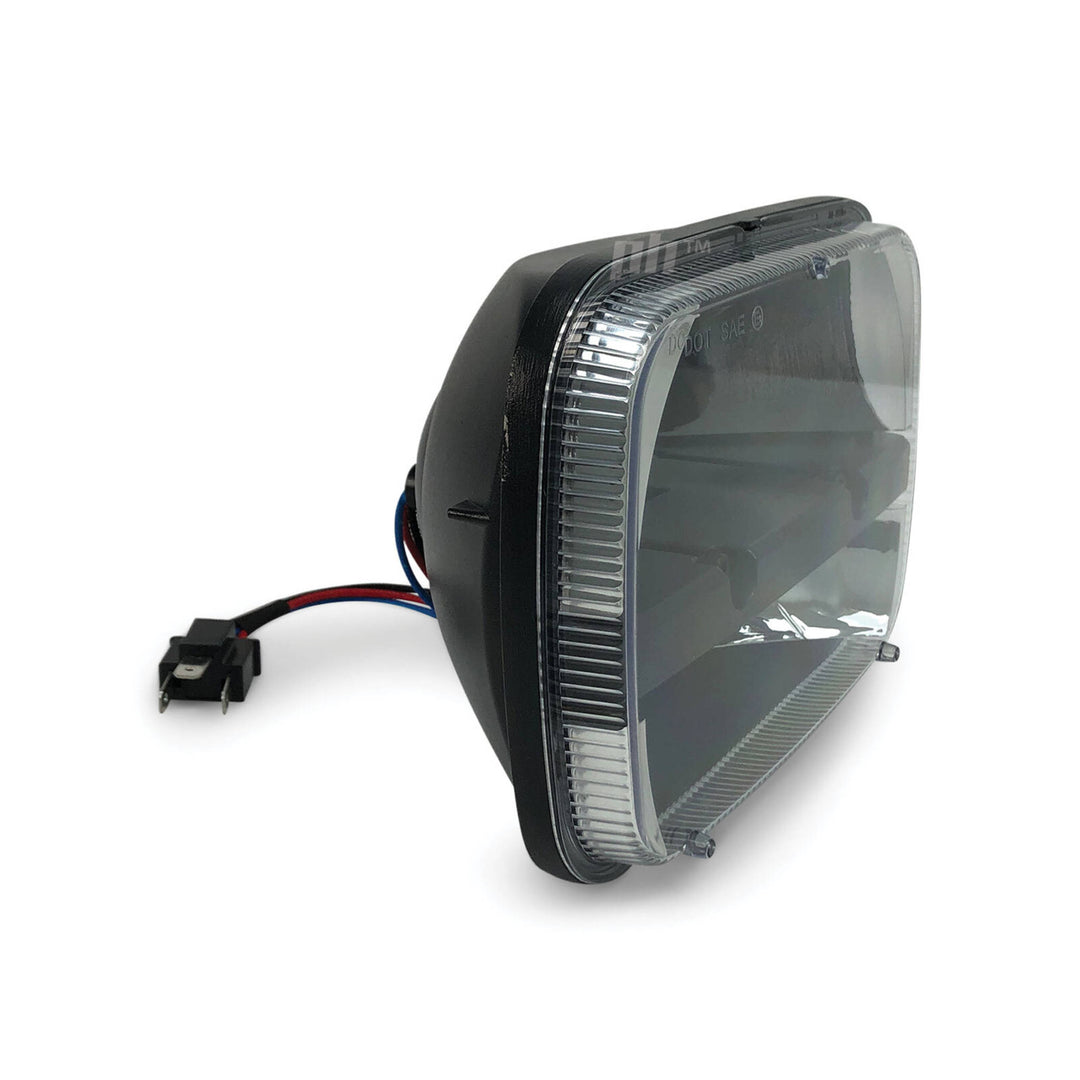 Universal Black Headlights LED PAIR 7x5 Inch Rectangle