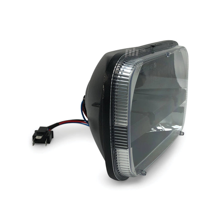 Universal Black Headlights LED PAIR 7x5 Inch Rectangle