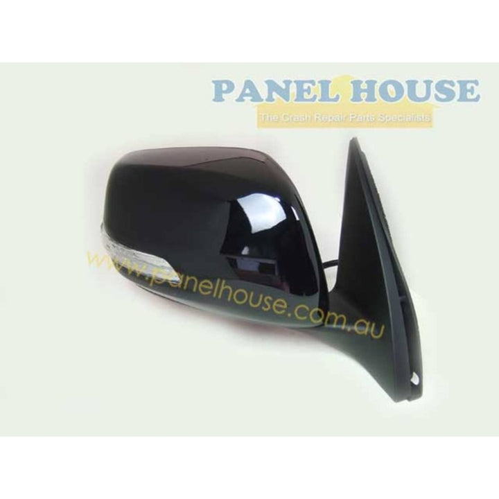 Door Mirrors PAIR Black Electric Fits Toyota Landcruiser Prado 150 Series 2009 - 2013