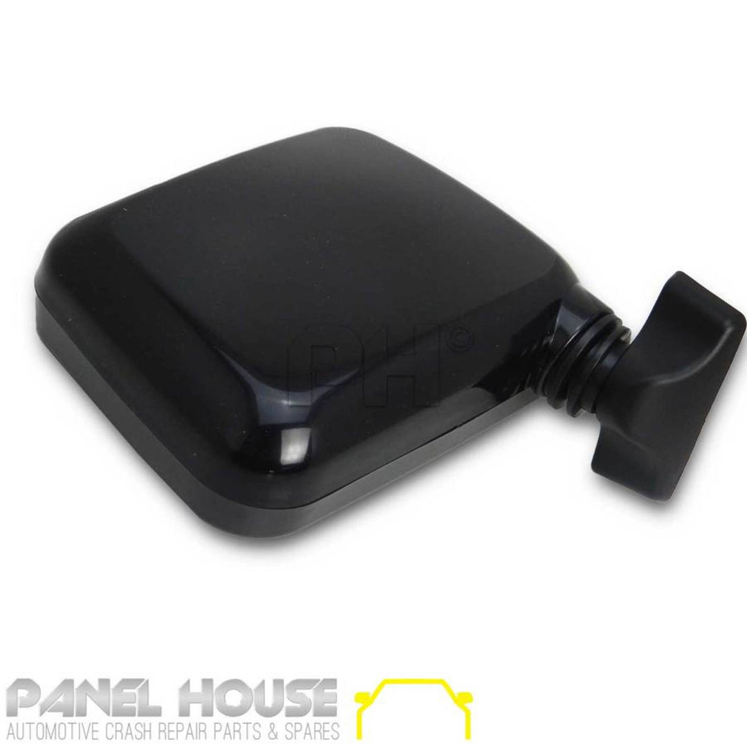 Door Mirror RIGHT Skin Mount Black fits Holden Rodeo TF Series 89-96