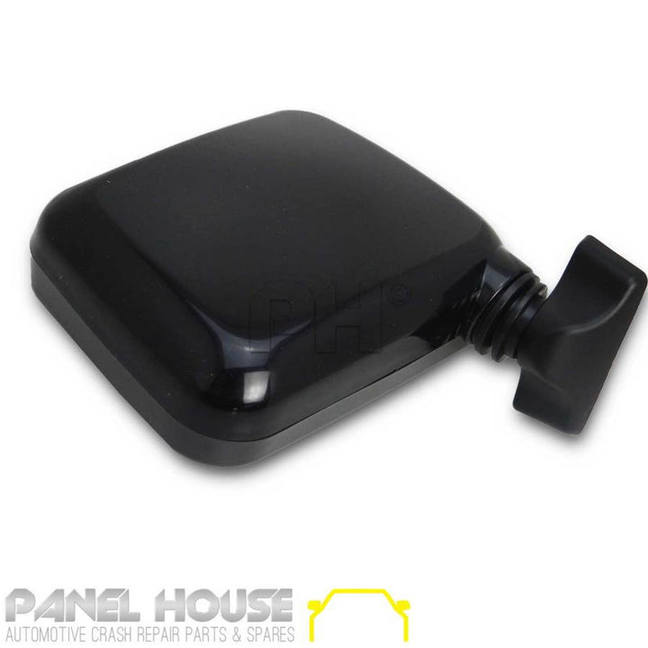 Door Mirror RIGHT Skin Mount Black fits Holden Rodeo TF Series 89-96