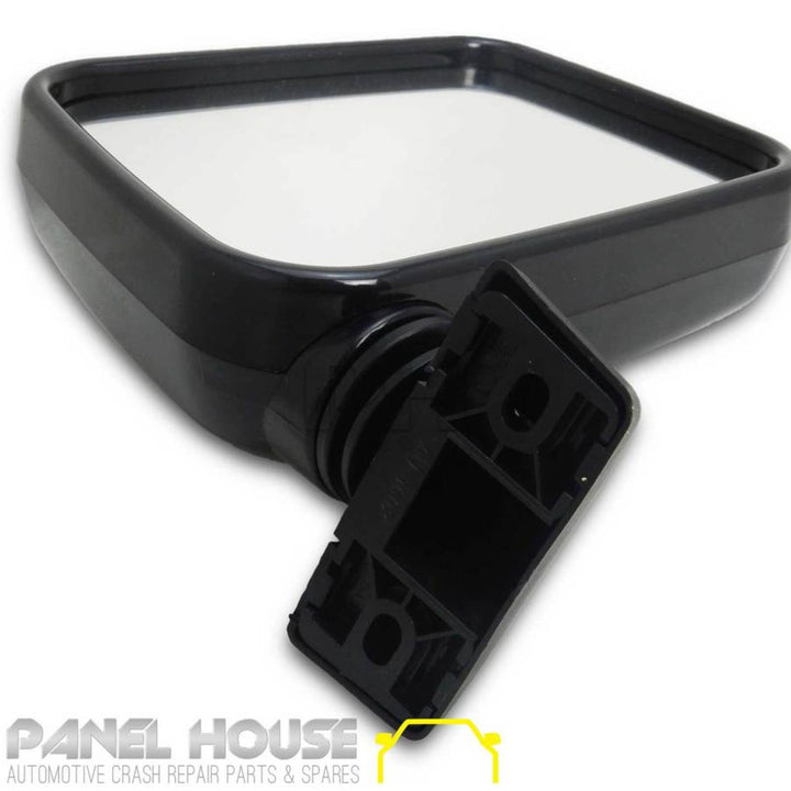Door Mirror RIGHT Skin Mount Black fits Holden Rodeo TF Series 89-96