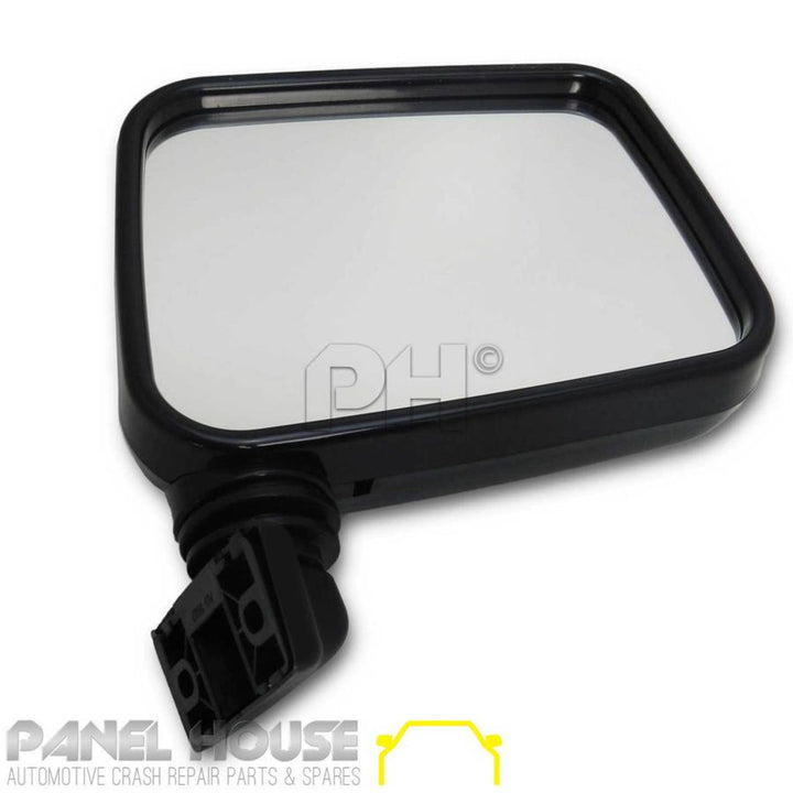 Door Mirror RIGHT Skin Mount Black fits Holden Rodeo TF Series 89-96