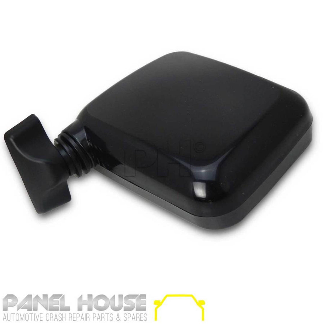 Door Mirror LEFT Skin Mount Black fits Holden Rodeo TF Series 89-96