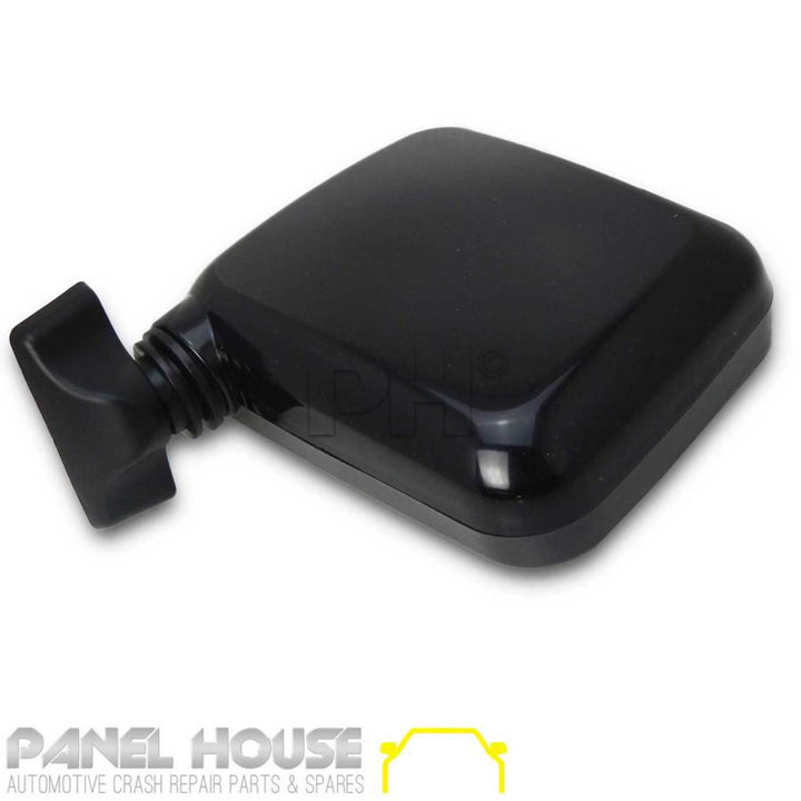 Door Mirror LEFT Skin Mount Black fits Holden Rodeo TF Series 89-96