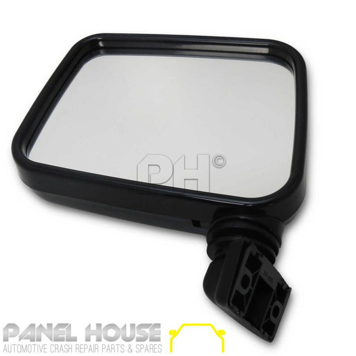 Door Mirror LEFT Skin Mount Black fits Holden Rodeo TF Series 89-96