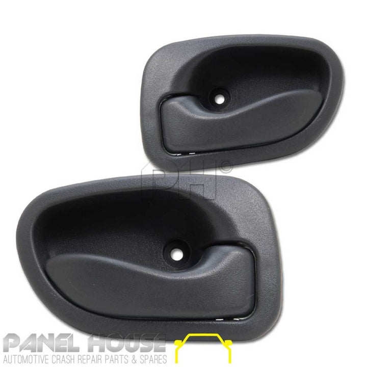 Interior Door Handles PAIR Front / Rear Fits Hyundai Excel 1994 - 2000