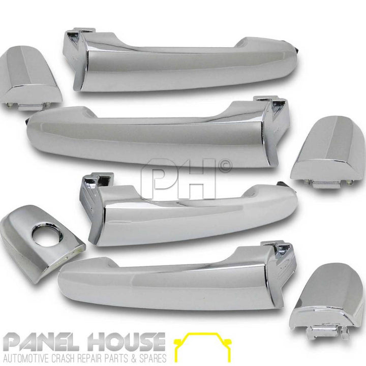 Outer Door Handle SET Chrome Fits Toyota Hilux N70 2005 - 2015