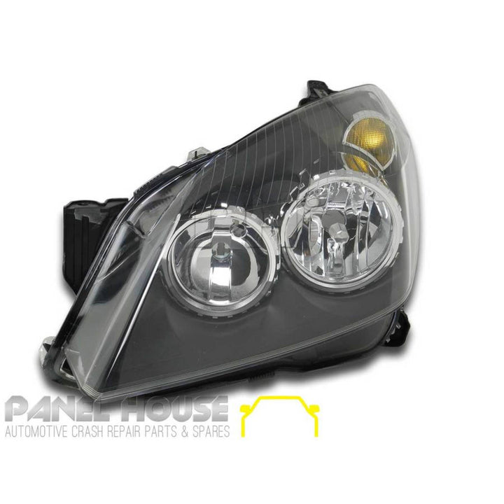 Headlights PAIR Black ADR fits Holden AH Astra 2004 - 2006