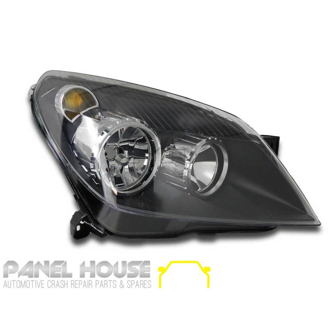 Headlights PAIR Black ADR fits Holden AH Astra 2004 - 2006