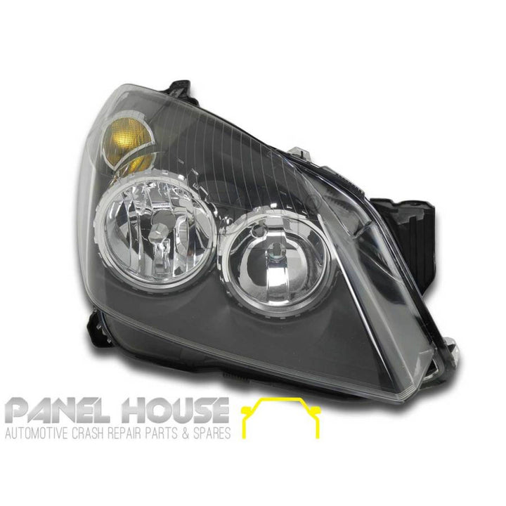 Headlights PAIR Black ADR fits Holden AH Astra 2004 - 2006