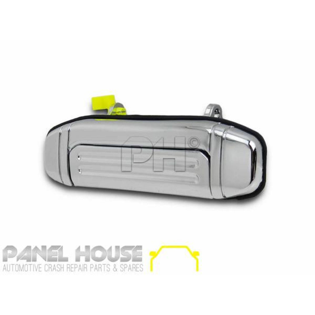 Outer Door Handles PAIR Front Chrome Fits Mitsubishi Pajero NH NJ NK NL 1991 - 2000