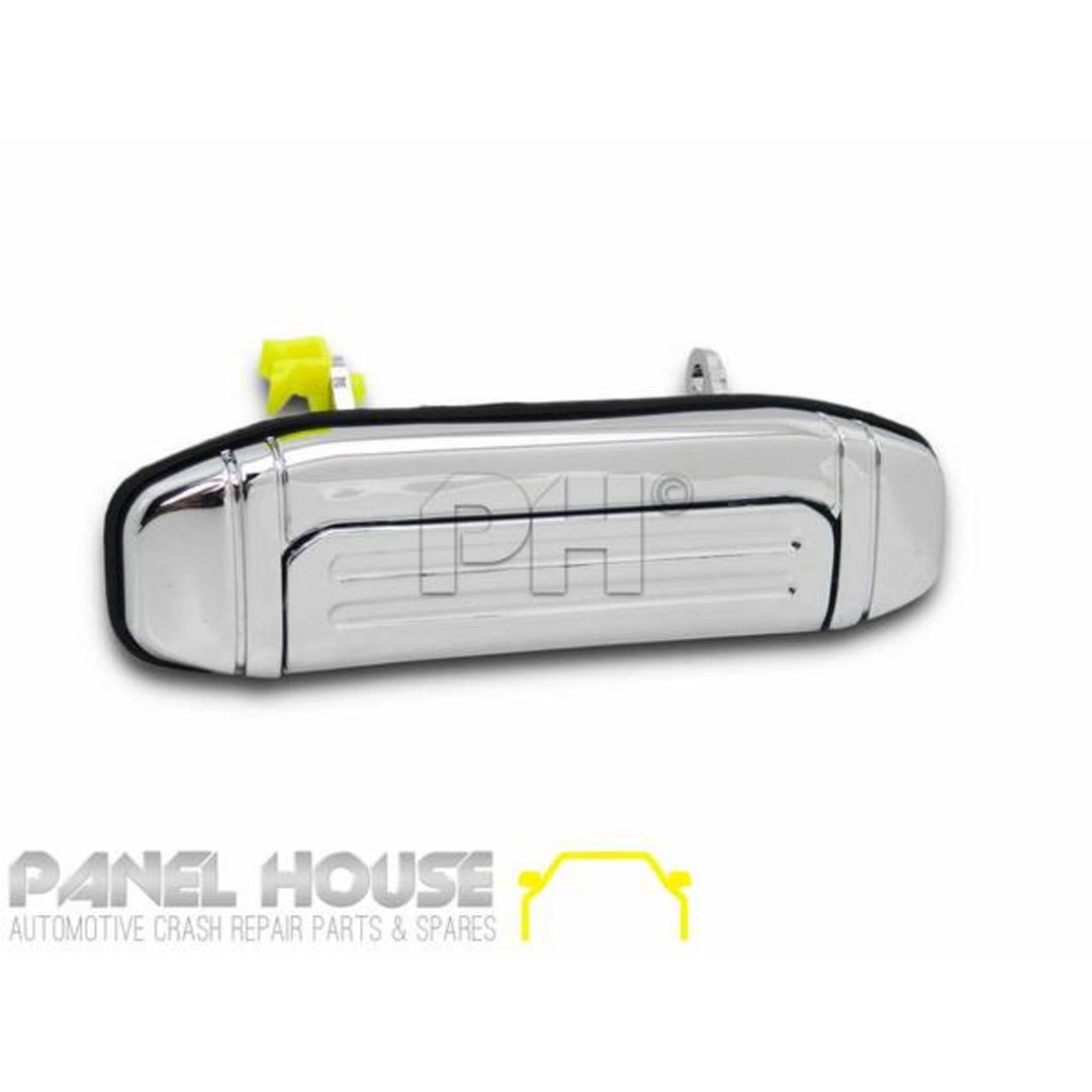Outer Door Handles PAIR Front Chrome Fits Mitsubishi Pajero NH NJ NK NL 1991 - 2000