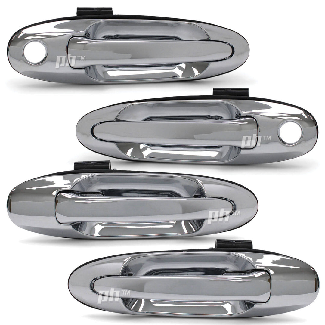 Outer Door Handle SET Chrome Fits Toyota Landcruiser 100 Series