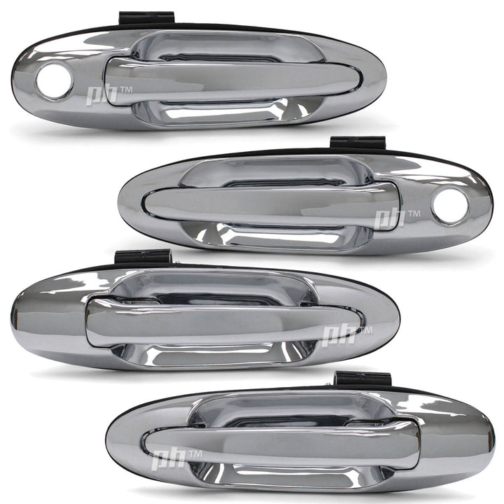 Outer Door Handle SET Chrome Fits Toyota Landcruiser 100 Series