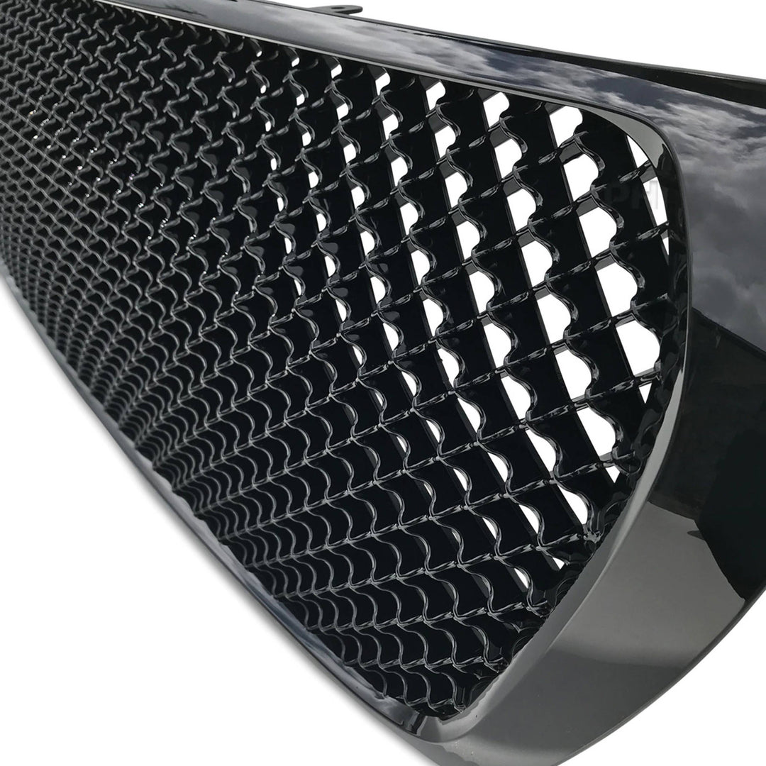 Grill Gloss Black Bentley Style Fits Toyota Landcruiser 200 Series 2007 - 2015
