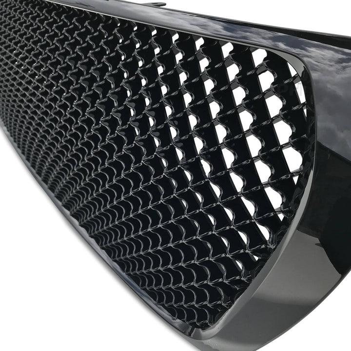 Grill Gloss Black Bentley Style Fits Toyota Landcruiser 200 Series 2007 - 2015