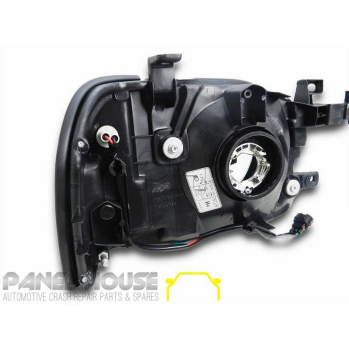 Headlights PAIR Fits Nissan Navara D22 2001 - 2014