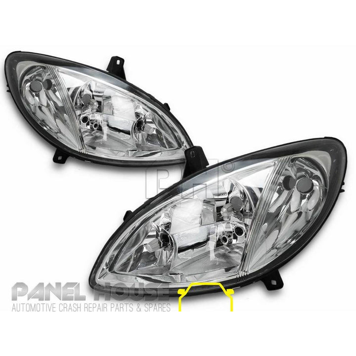 Headlights PAIR Fits Mercedes Vito & Viano Van 2004 - 2010 W639