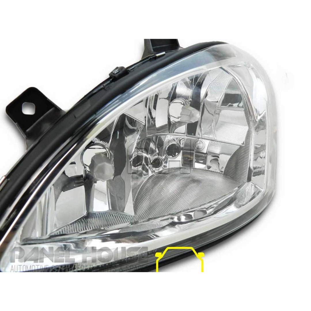 Headlights PAIR Fits Mercedes Vito & Viano Van 2004 - 2010 W639