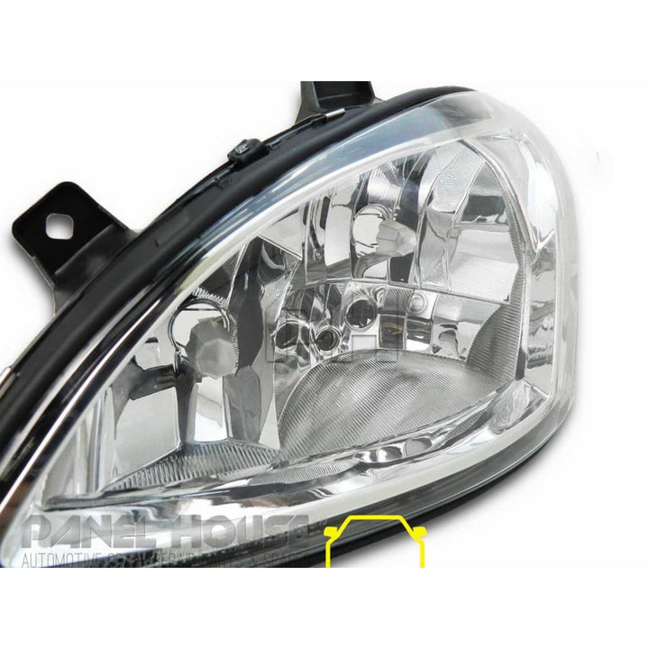 Headlights PAIR Fits Mercedes Vito & Viano Van 2004 - 2010 W639