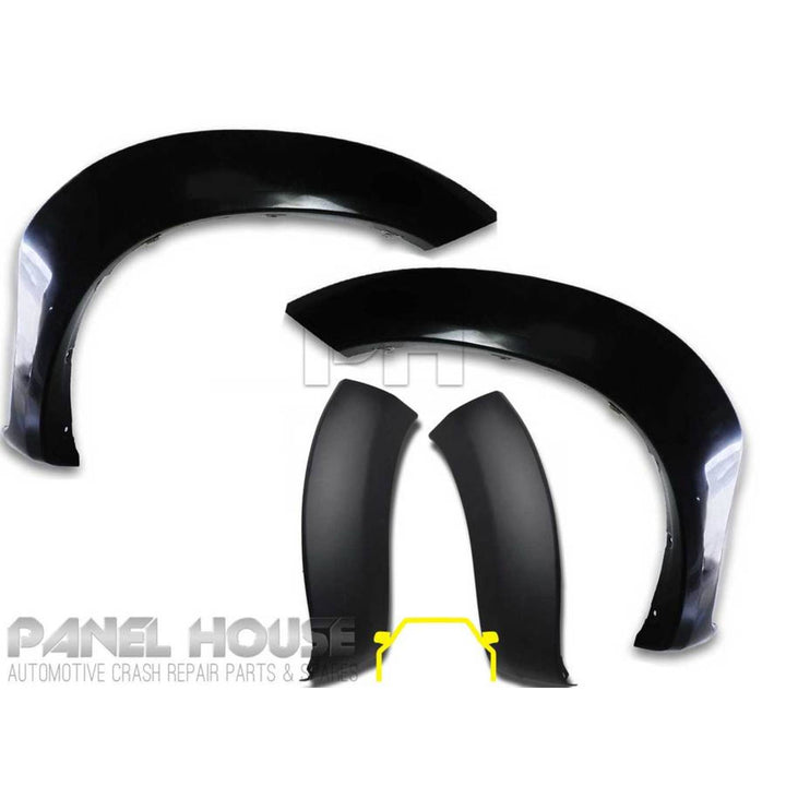 Front Fender Guard Flare SET OEM Style Fits Toyota Hilux SR5 N70 2011 - 2015