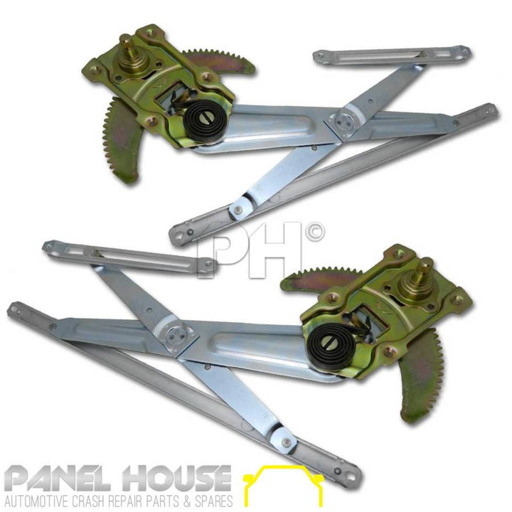 Window Regulator PAIR Front Manual Fits Toyota Landcruiser 80 Series 90-98