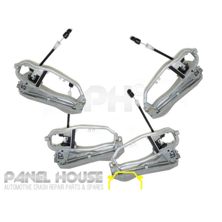 Outer Door Handle Base Carrier SET Fits BMW X5 E53 Wagon 2000 - 2007