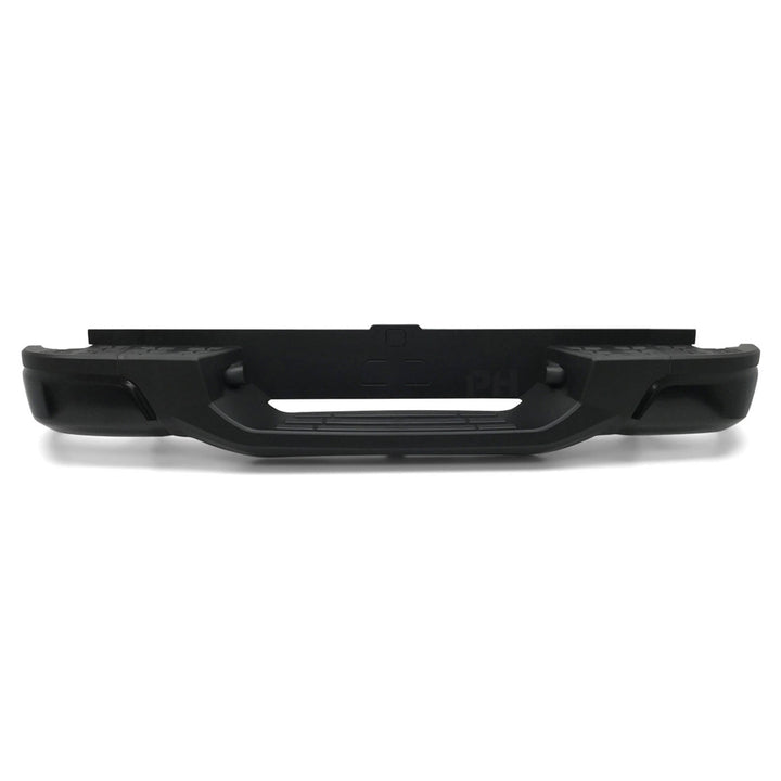 Rear Step Bumper Bar Black No Sensors Fits Holden Colorado RG Ute 2012 - 2020