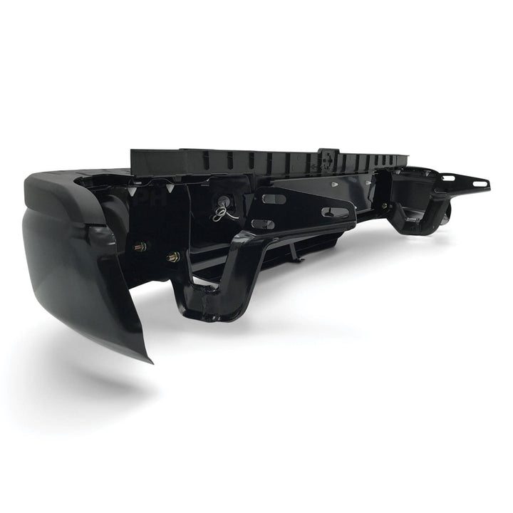 Rear Step Bumper Bar Black No Sensors Fits Holden Colorado RG Ute 2012 - 2020