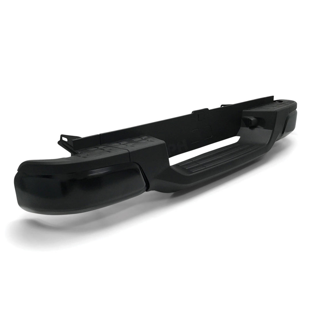 Rear Step Bumper Bar Black No Sensors Fits Holden Colorado RG Ute 2012 - 2020