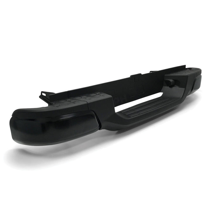 Rear Step Bumper Bar Black No Sensors Fits Holden Colorado RG Ute 2012 - 2020