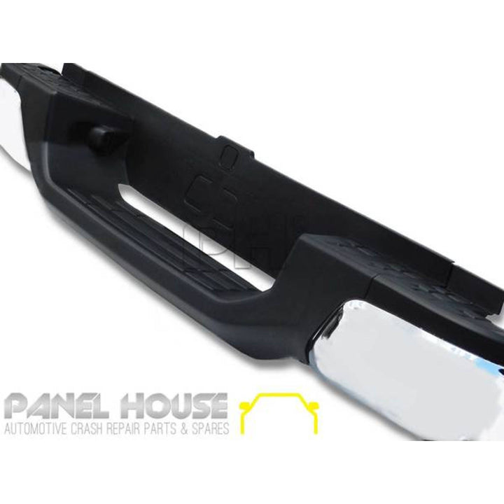 Rear Step Bumper Bar Chrome No Sensors Fits Holden Colorado RG Ute 2012 - 2020
