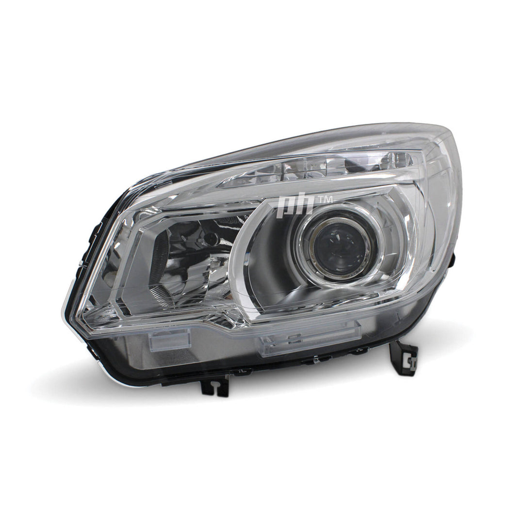 Headlight PAIR Chrome Projector ADR fits Holden Colorado RG LTZ 2012 - 2016