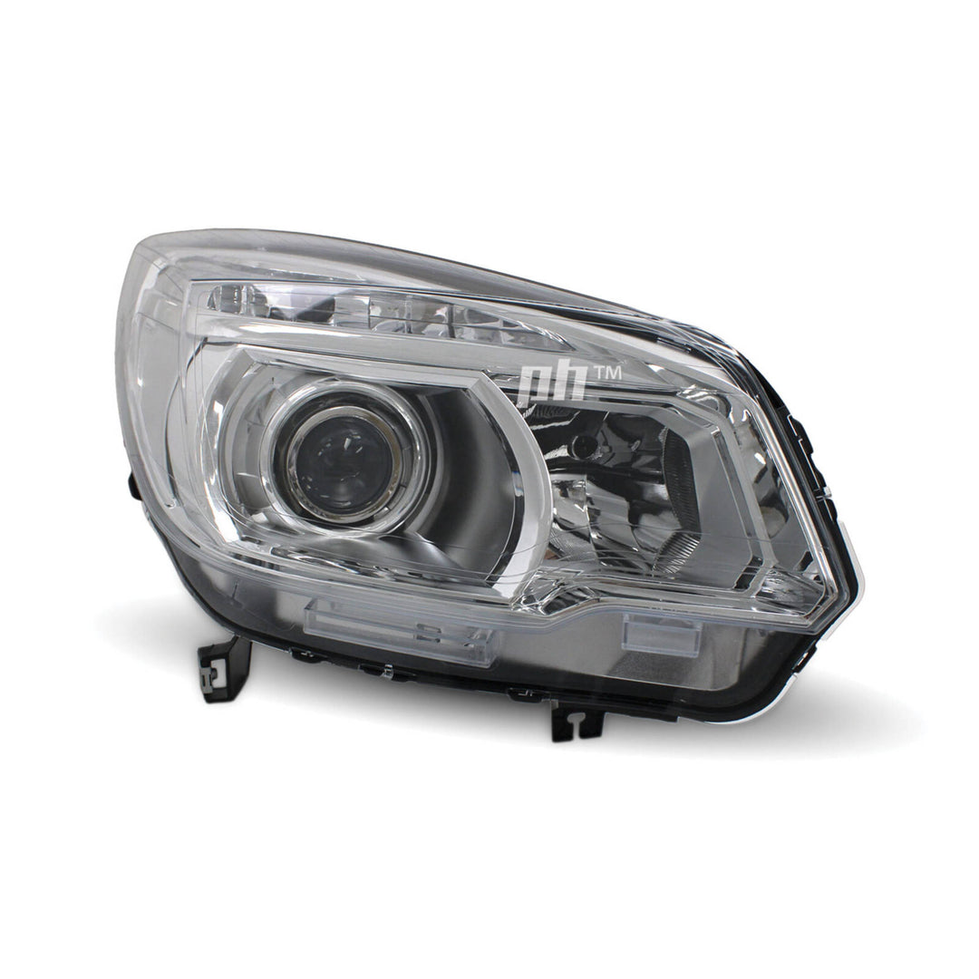 Headlight PAIR Chrome Projector ADR fits Holden Colorado RG LTZ 2012 - 2016